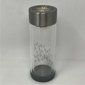 Vintage 2010 Glass Tazo Tumbler